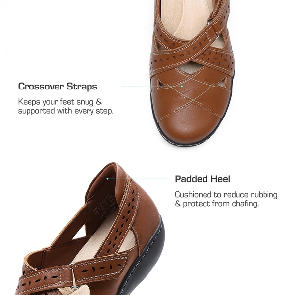 Comfortable Arch Support Casual Flats - TAN - 5