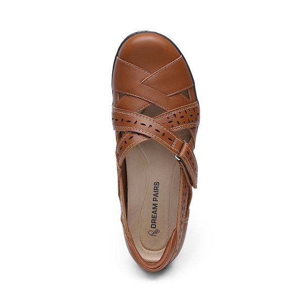 Comfortable Arch Support Casual Flats - TAN - 3