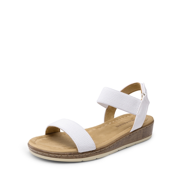 Comfortable Wedge Heels Sandals - WHITE -  0