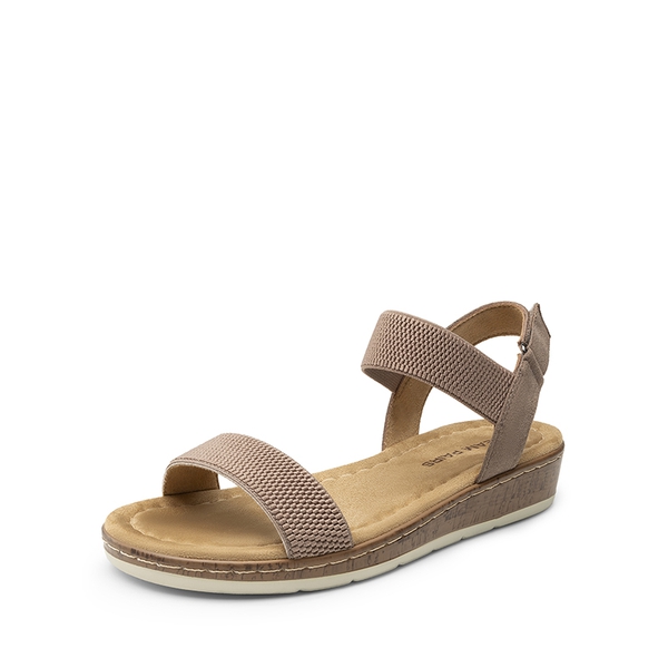 Comfortable Wedge Heels Sandals - TAUPE -  0