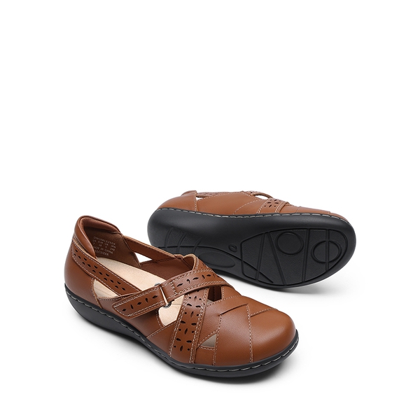 Comfortable Arch Support Casual Flats - TAN - 4