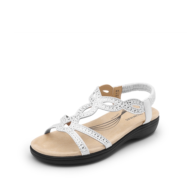 Summer Beach Flat Sandals - WHITE -  0