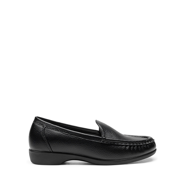 Comfortable Foldable Slip on Loafers - BLACK - 1