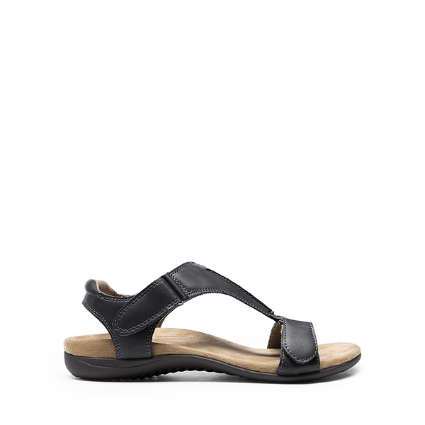 Adjustable Strap Arch Support Flat Sandals - GREY - 1