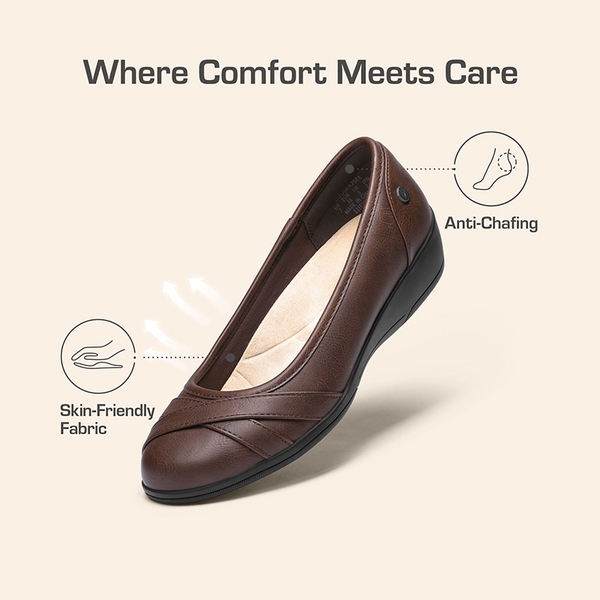Comfortable Arch Support Fashion Flats - BROWN - 5