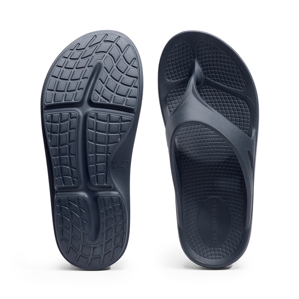 Comfortable Arch Support Flip Flops - NAVY - 5