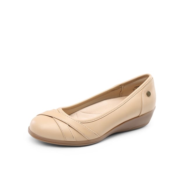 Comfortable Arch Support Fashion Flats - NUDE -  0