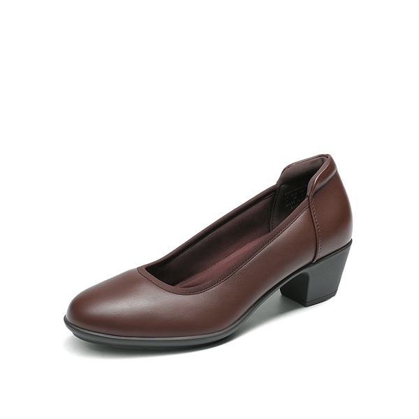 Non-Slip Block Work Pumps - BROWN -  0