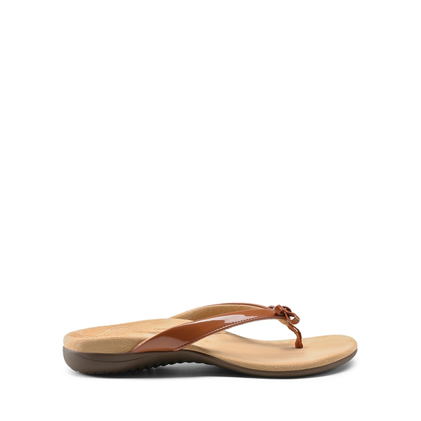 Stylish Ergonomic Arch Support Flip Flops - BROWN - 1