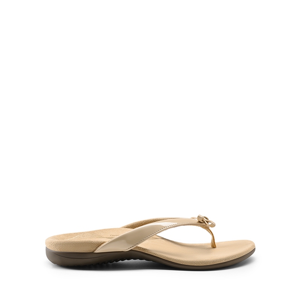 Slip-On Arch Support Flip Flops - NUDE - 1