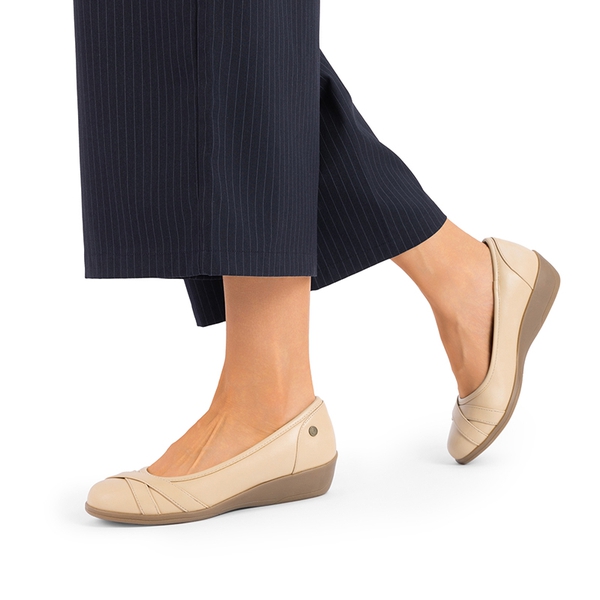 Comfortable Arch Support Fashion Flats - NUDE - 6