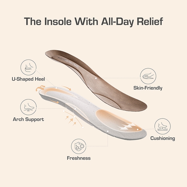 Comfortable Arch Support Fashion Flats - BROWN - 3