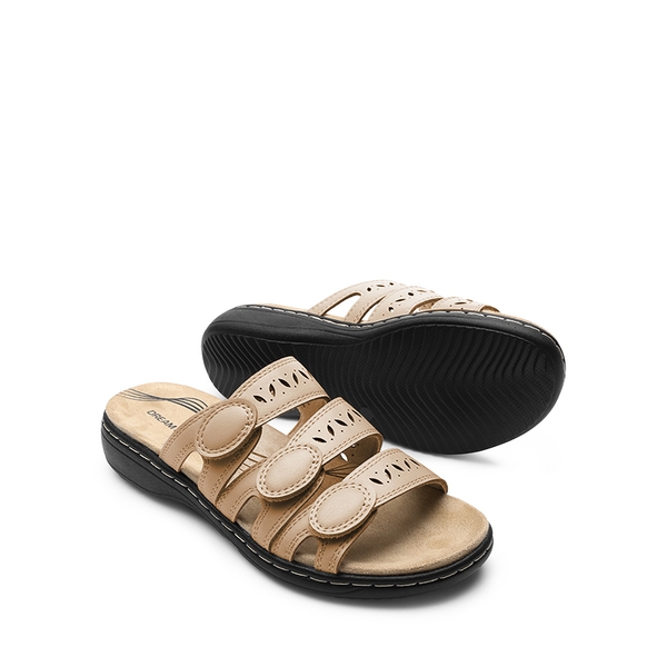 Women's Arch Support Slide Sandals - NUDE - 2