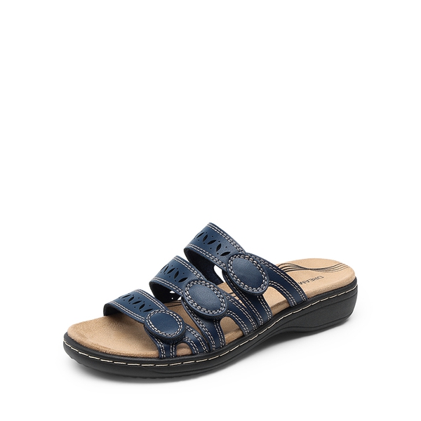 Women's Arch Support Slide Sandals - NAVY -  0