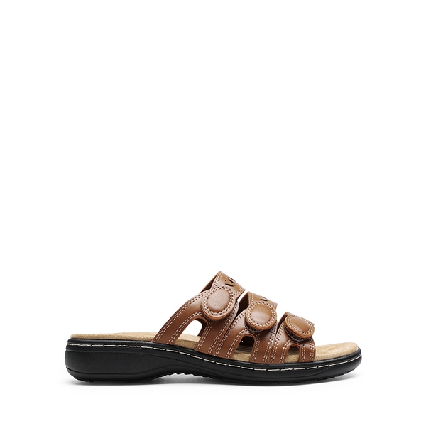 Women's Arch Support Slide Sandals - BROWN - 1