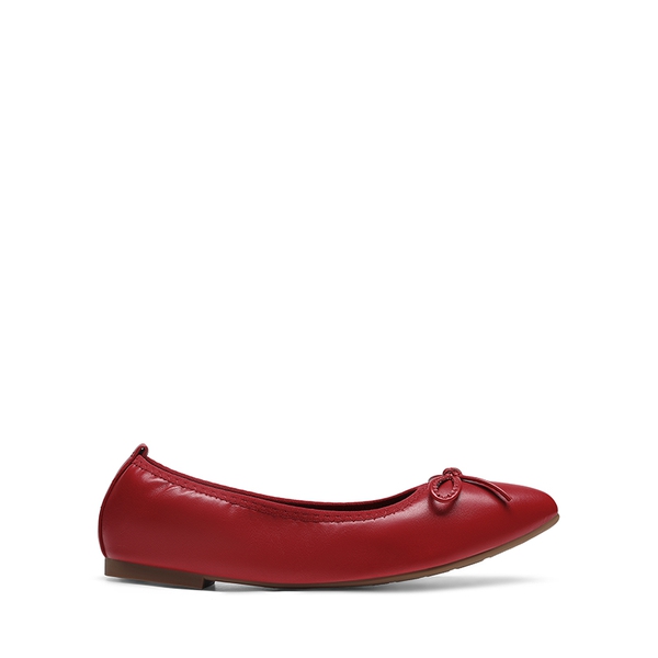 Women's Lightweight Slip-On Ballet Flats - RED - 3