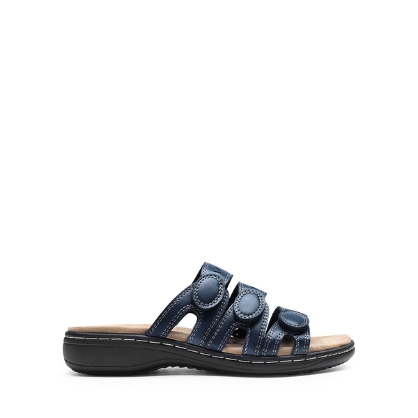 Women's Arch Support Slide Sandals - NAVY - 1