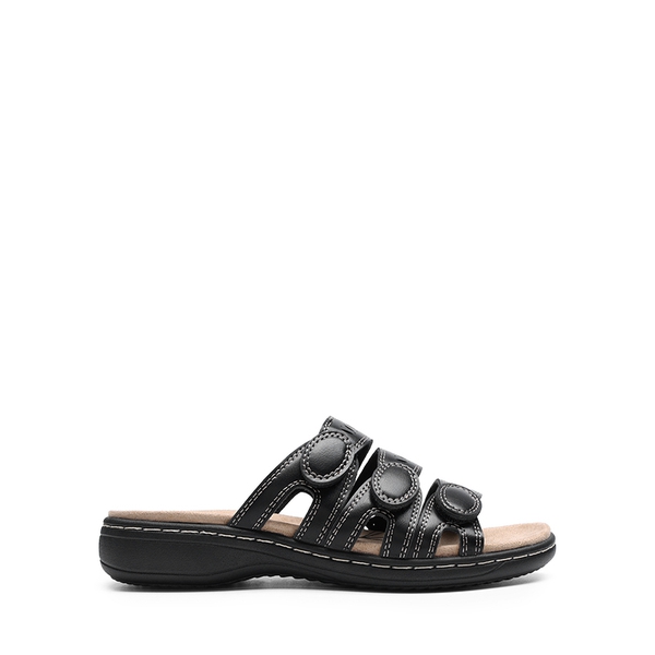 Women's Arch Support Slide Sandals - BLACK - 1