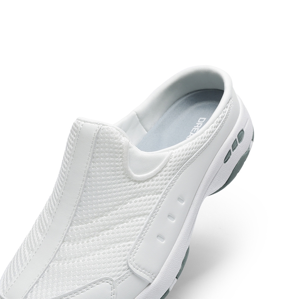 Women's Arch Support Slip-On Sneakers - WHITE - 4