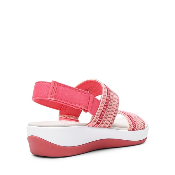 Lightweight Soft Footbed Walking Sandals - RED - 4