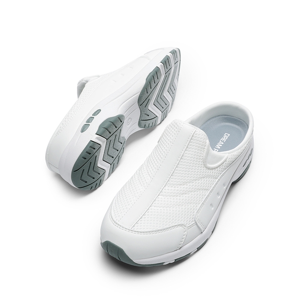 Women's Arch Support Slip-On Sneakers - WHITE - 3