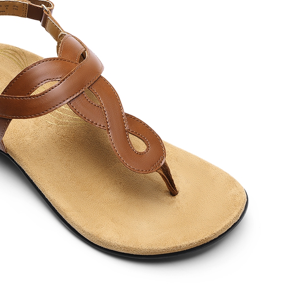Lightweight Anti-Slip Arch Support Sandals - BROWN - 4