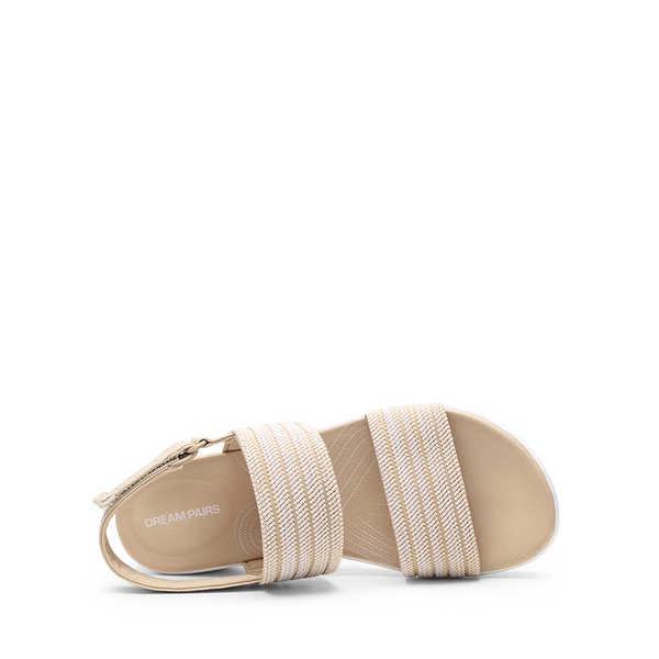 Lightweight Soft Footbed Walking Sandals - BEIGE - 2