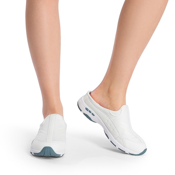 Women's Arch Support Slip-On Sneakers - WHITE - 6