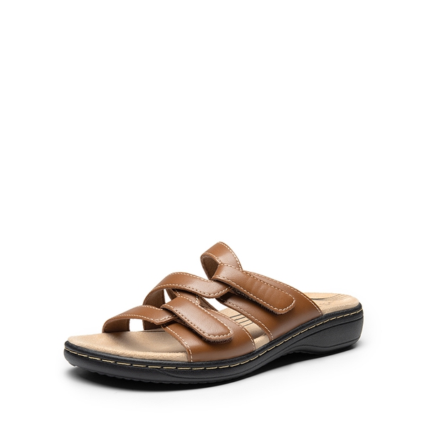 Comfort Arch Support Slide-in Sandals - TAN -  0