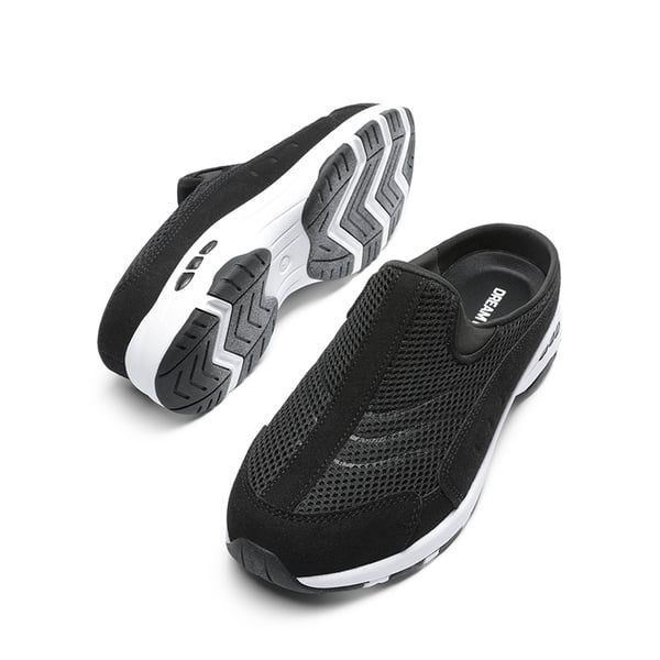 Non-slip Arch-Support Lightweight Sneakers - BLACK - 3