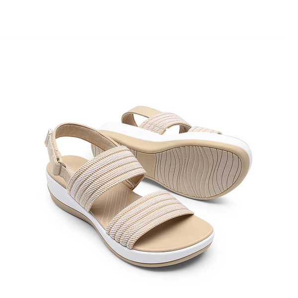 Lightweight Soft Footbed Walking Sandals - BEIGE - 3