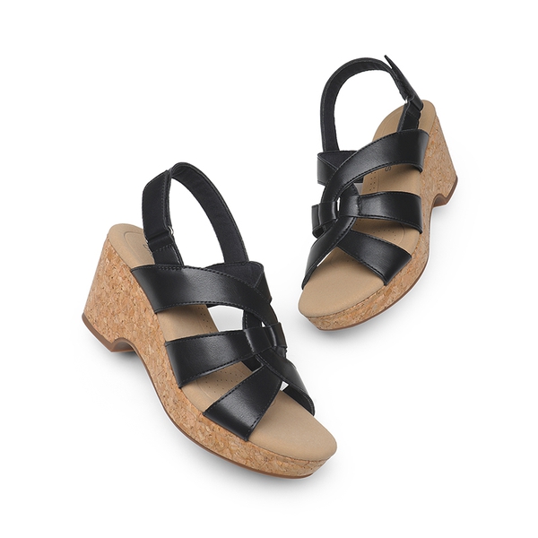 Comfortable Slip-Resistant Summer Sandals - BLACK - 5