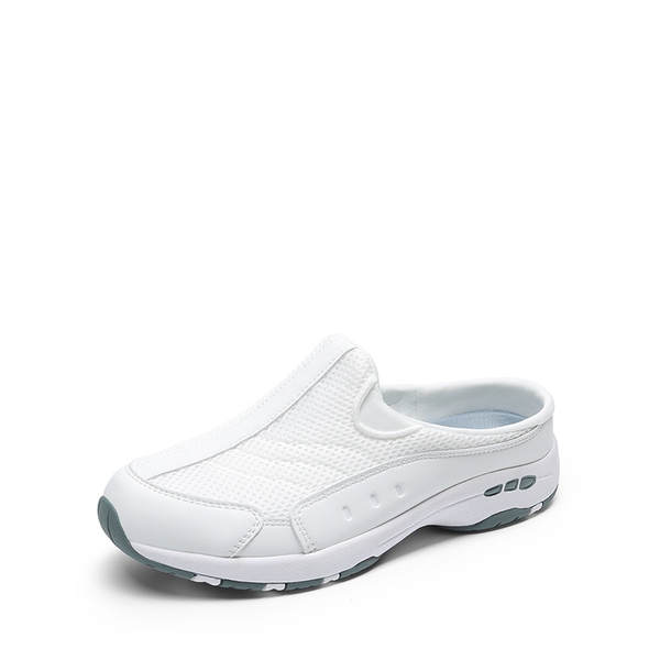 Women's Arch Support Slip-On Sneakers - WHITE -  0
