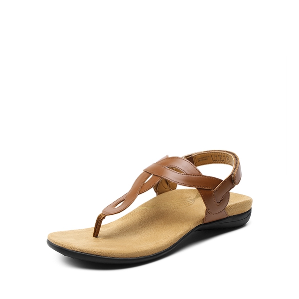 Lightweight Anti-Slip Arch Support Sandals - BROWN -  0
