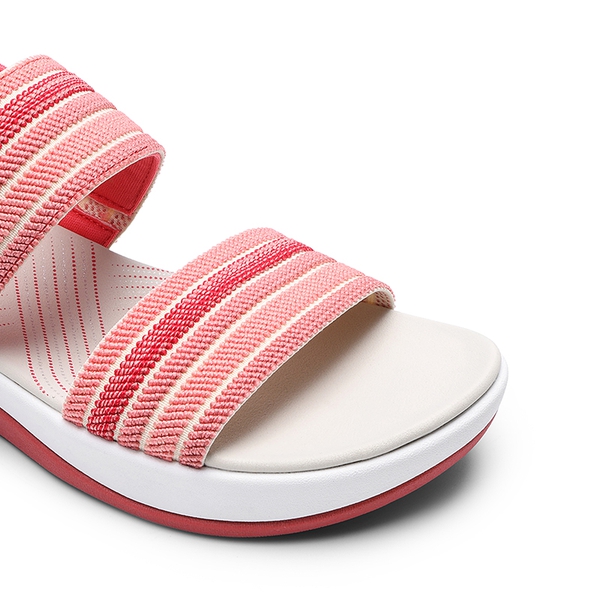 Lightweight Soft Footbed Walking Sandals - RED - 5