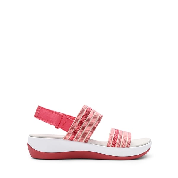 Lightweight Soft Footbed Walking Sandals - RED - 1