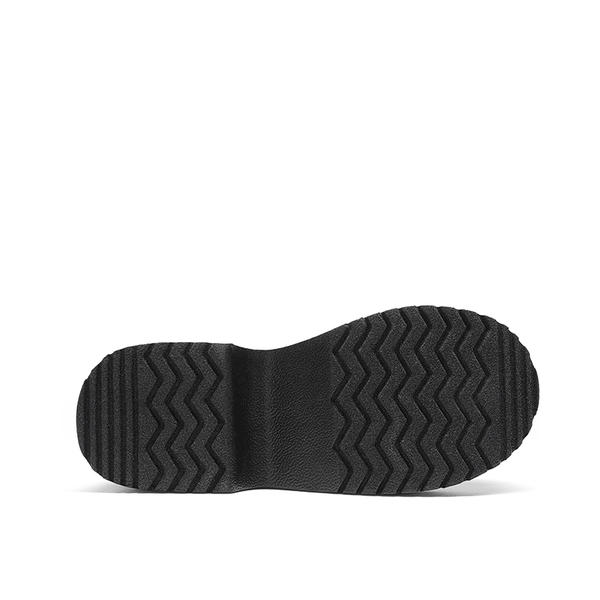 Faux Suede Slip-on Mules - BLACK - 4