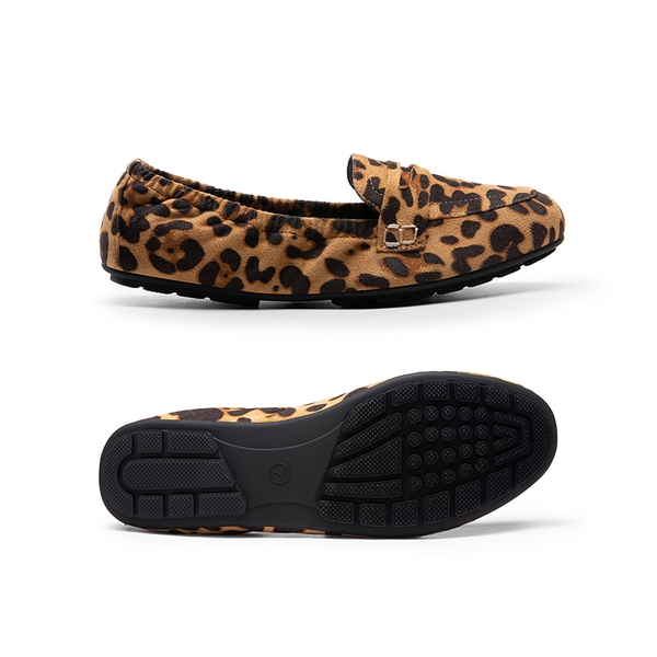 Comfort Arch Support Slip-on Loafers - LEOPARD - 2