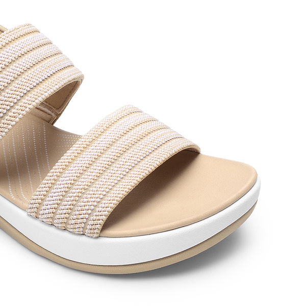 Lightweight Soft Footbed Walking Sandals - BEIGE - 5