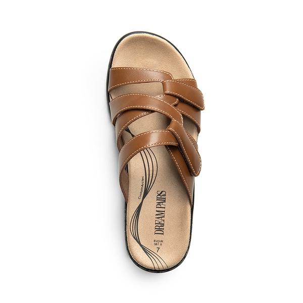 Comfort Arch Support Slide-in Sandals - TAN - 2
