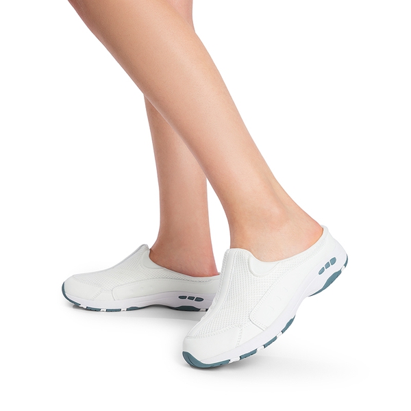 Women's Arch Support Slip-On Sneakers - WHITE - 7