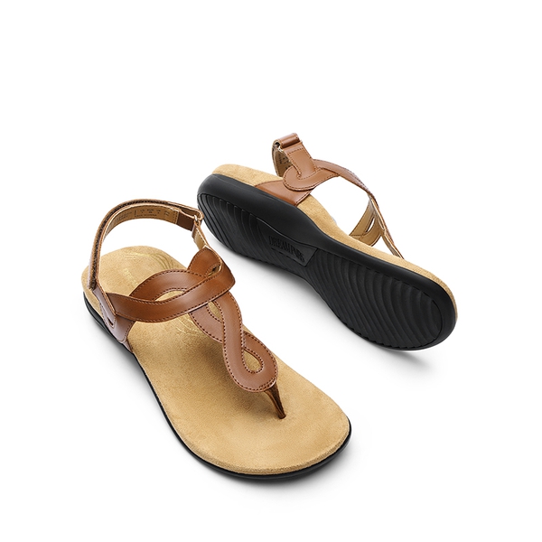 Lightweight Anti-Slip Arch Support Sandals - BROWN - 3