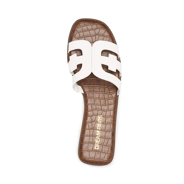 Comfort Slip Resistance Slide Sandals - WHITE - 2