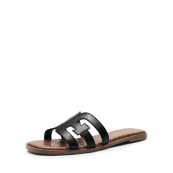Comfort Slip Resistance Slide Sandals - BLACK -  0