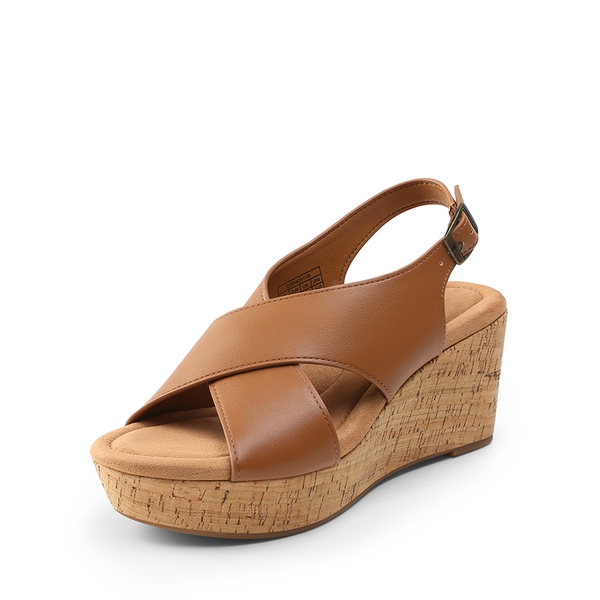 dream pairs Arch Support Criss-cross Wedge Sandals Online Shoes
