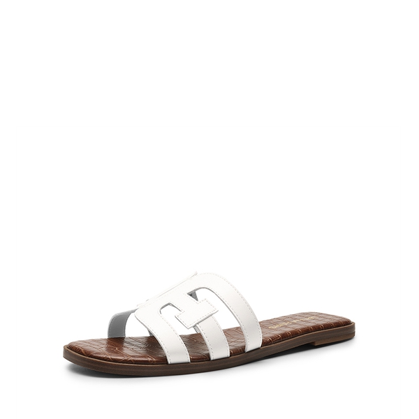 Comfort Slip Resistance Slide Sandals - WHITE -  0