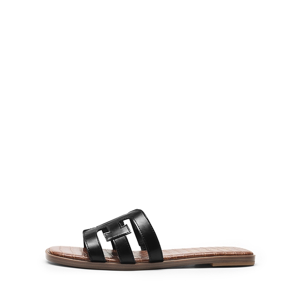 Comfort Slip Resistance Slide Sandals - BLACK - 1