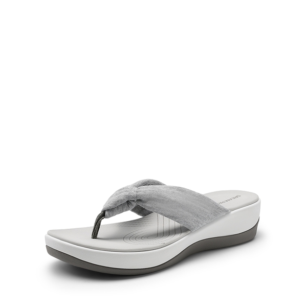 Comfortable Lightweight Anti-Slip Flip-Flops - GREY -  0