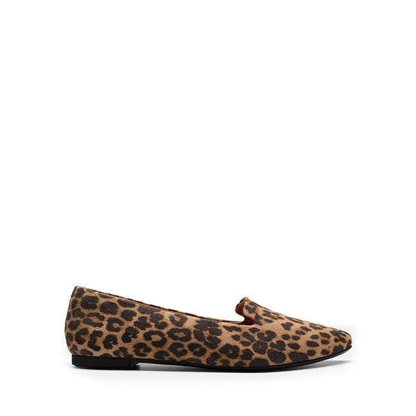 Women's Soft Slip-On Pointed Toe Flats - LEOPARD - 1