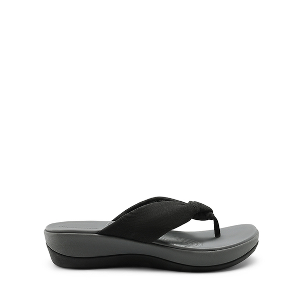 Comfortable Lightweight Anti-Slip Flip-Flops - BLACK/GREY - 1